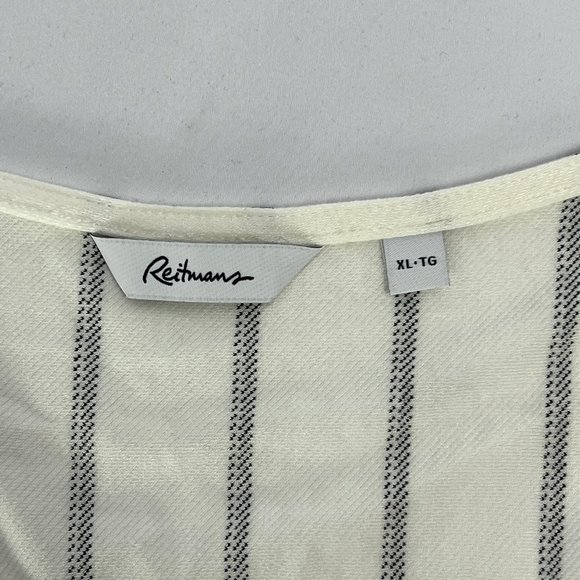 Reitmans Striped Tee, Size XL - Picture 4 of 5